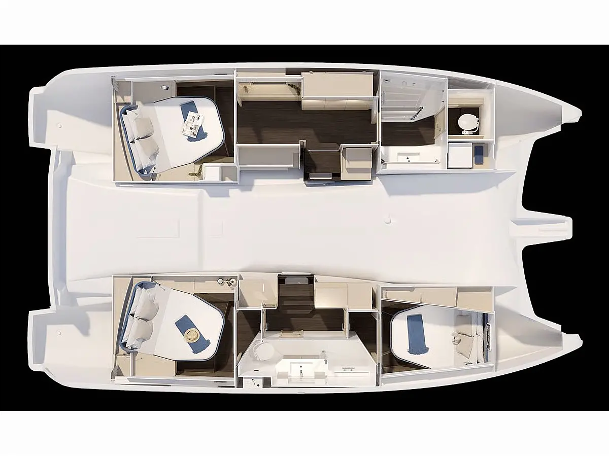 New 41 (2026) in Mallorca deck plan