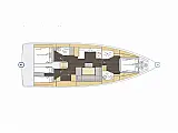 Bavaria C46 - Layout image