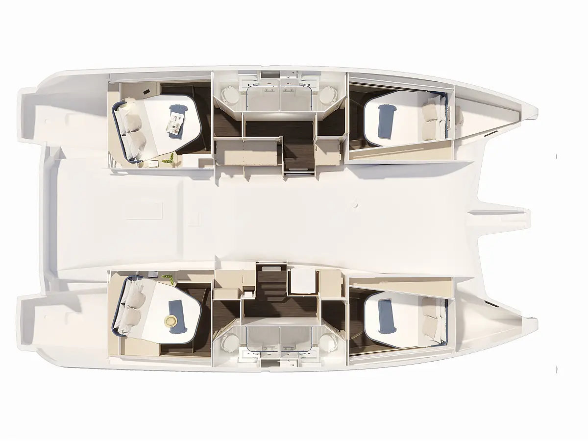 FP 44 (2026) in Croatia deck plan