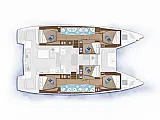 Lagoon 50 - Layout image