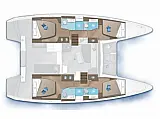 Lagoon 42 - Layout image