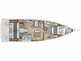 Oceanis 52 (owner version) - Layout image