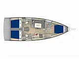 Sunsail 41.3 - Layout image