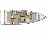 Oceanis 51.1 - Layout image