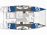 Sunsail 454L - Layout image