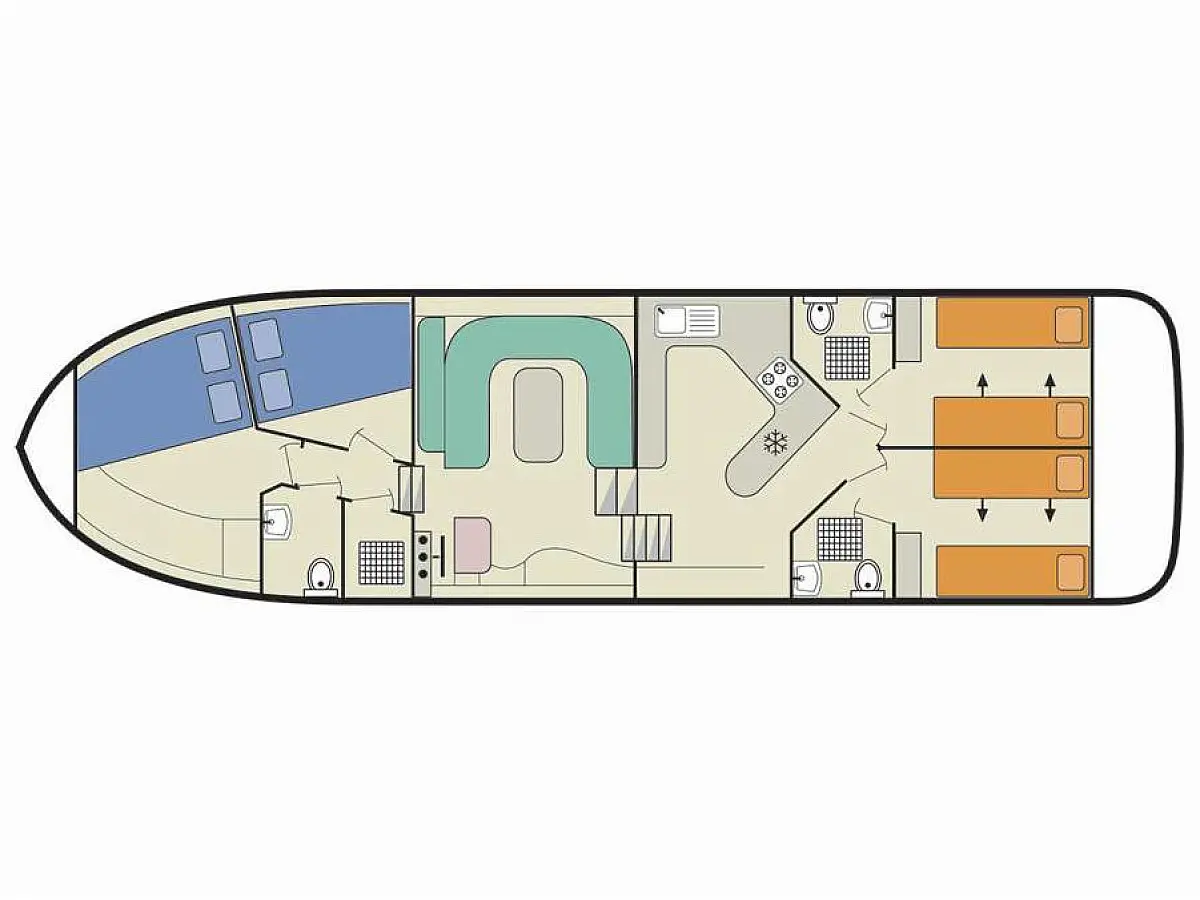 Magnifique (2005) in United Kingdom deck plan