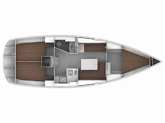 Bavaria Cruiser 36 - Layout image