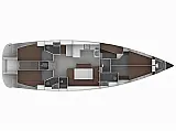 Bavaria Cruiser 50 (5 cab.) - Layout image