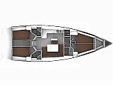 Bavaria Cruiser 46 (4 cab.) - Layout image