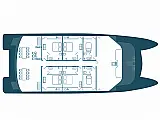 Power Cat - Ocean Spray Cabin - Layout image