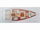 Beneteau Oceanis 37 - Layout image