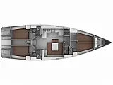 Bavaria 45 Cruiser - Layout image