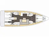 Bavaria C46 - Layout image