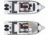 Beneteau Barracuda 8 - Layout image
