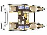 Lagoon 42  - Layout image