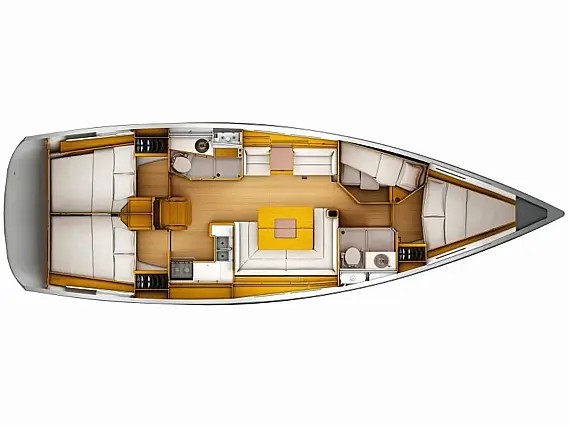Sun Odyssey 449 - Layout image