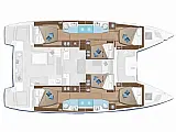 Lagoon 50 - Layout image