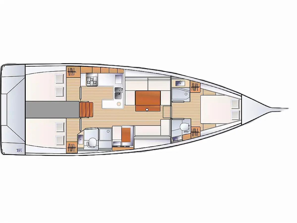RM 1380 (2025) in France deck plan