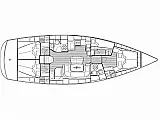 Bavaria 46 Cruiser - Layout image