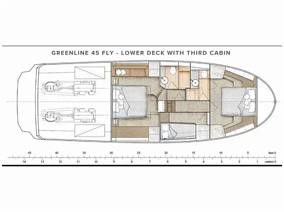 Greenline 45 Fly - Immagine di layout