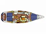 Sun Odyssey 49i - Layout image