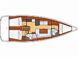 Oceanis 41 - Layout