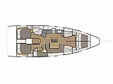 Oceanis 46.1 - Layout image