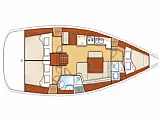 Oceanis 40 - Layout image