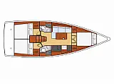 Oceanis 38 (3/2) - Layout image