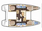 Lagoon 40 - Layout image