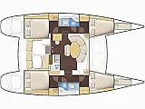 Lagoon 380 S2[G] - Layout image