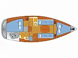 Bavaria 30 Cruiser - Layout image