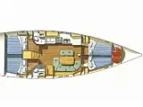 Oceanis 473 (4 cab.) - Layout image