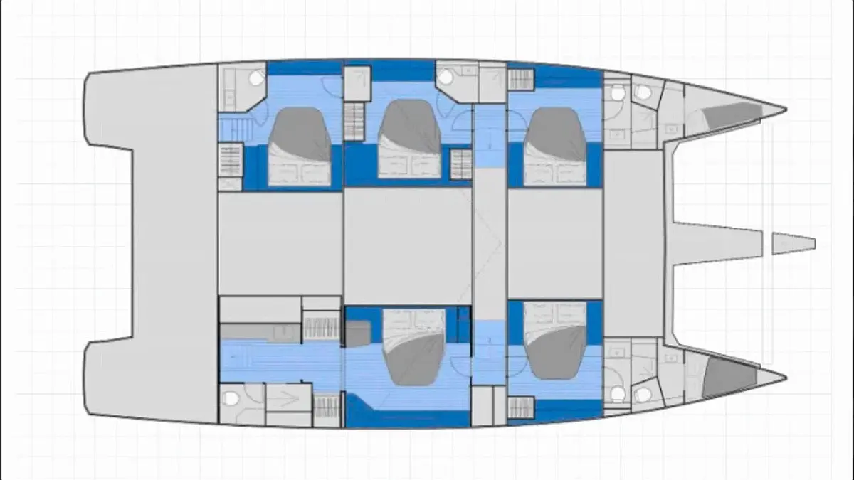 Samana 59 (2026) in Sicily deck plan
