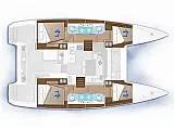 Lagoon 40 - Layout image