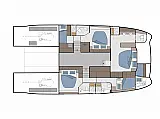Aquila 50 Yacht - Layout image
