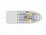 Bavaria Virtess 420 Fly - Layout image