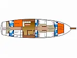 Gulet-Cabin S - Layout image