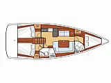 Oceanis 41 - Layout image
