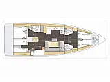 Bavaria C46 - Layout image