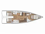 First Yacht 53 - Layout image