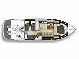 Cranchi M44 HT - Layout image