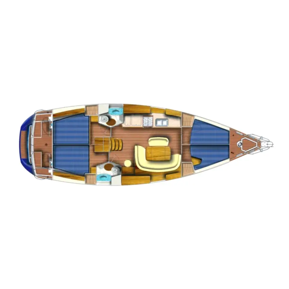 Sun Odyssey 45 - Layout image