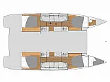 Fountaine Pajot Elba 45 - Layout image