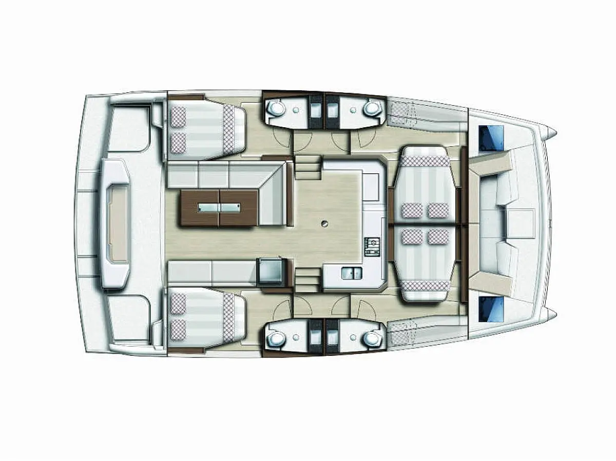 Bali Catspace (2024) in Sweden deck plan