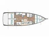 Sun Odyssey 490[G] - Layout image