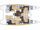 Lagoon 52 - Layout image