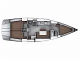 Bavaria 40 Cruiser - Layout image