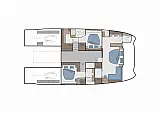 Aquila 50 Yacht - Layout image