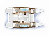 Lagoon 40 - Layout image